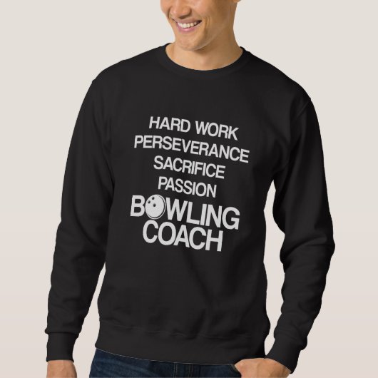 Bowling Coach Player Team Instructor 26 Trui (Voorkant)