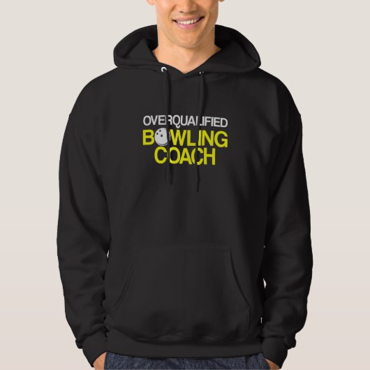 Bowling Coach Player Team Instructor 32 Hoodie (Voorkant)