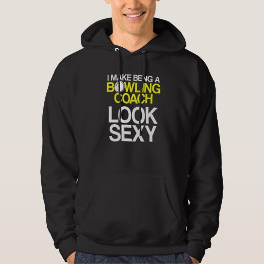 Bowling Coach Player Team Instructor 33 Hoodie (Voorkant)