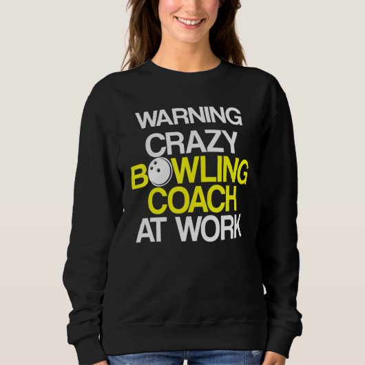 Bowling Coach Player Team Instructor 3 Trui (Voorkant)