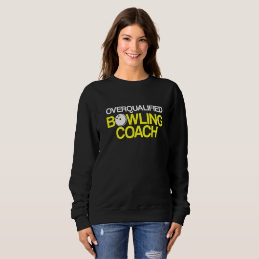 Bowling Coach Player Team Instructor 3 Trui (Voorkant volledig)