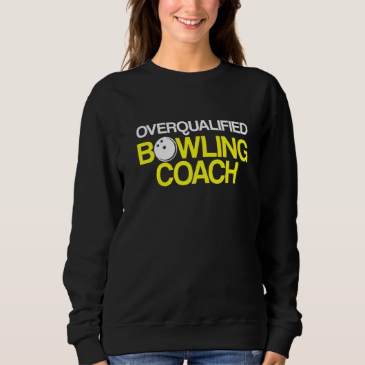 Bowling Coach Player Team Instructor 3 Trui (Voorkant)
