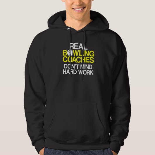 Bowling Coach Player Team Instructor 40 Hoodie (Voorkant)
