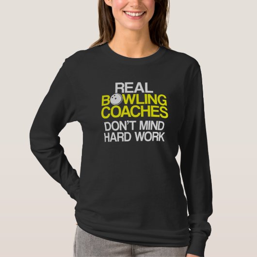 Bowling Coach Player Team Instructor 40 T-shirt (Voorkant)