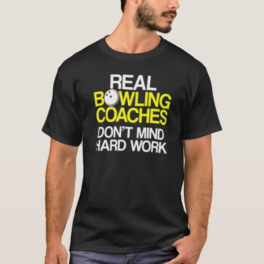 Bowling Coach Player Team Instructor 40 T-shirt (Voorkant)