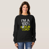 Bowling Coach Player Team Instructor 41 Trui (Voorkant volledig)