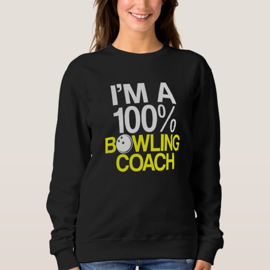 Bowling Coach Player Team Instructor 41 Trui (Voorkant)