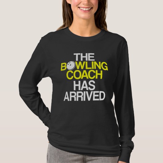 Bowling Coach Player Team Instructor 4 T-shirt (Voorkant)