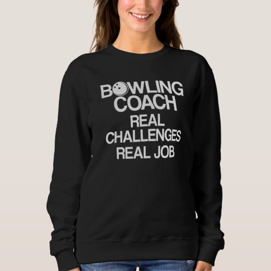 Bowling Coach Player Team Instructor 4 Trui (Voorkant)