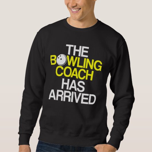 Bowling Coach Player Team Instructor 4 Trui (Voorkant)