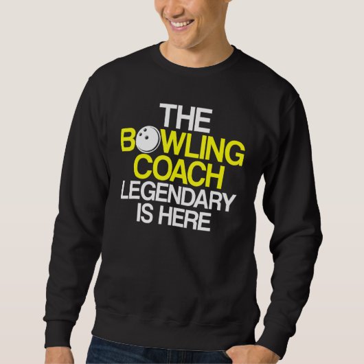 Bowling Coach Player Team Instructor 5 Trui (Voorkant)
