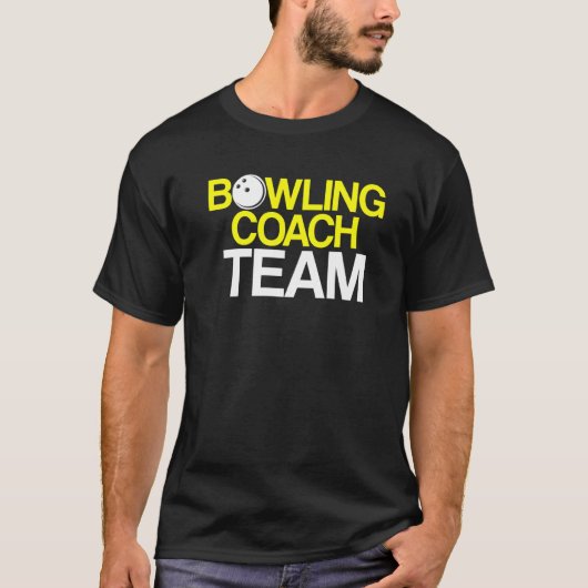 Bowling Coach Player Team Instructor 7 T-shirt (Voorkant)