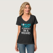 Bowling Coach Player Team Instructor 8 T-shirt (Voorkant volledig)