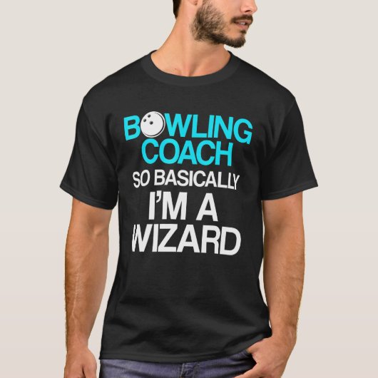 Bowling Coach Player Team Instructor 8 T-shirt (Voorkant)