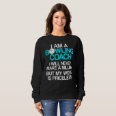 Bowling Coach Player Team Instructor 8 Trui (Voorkant volledig)