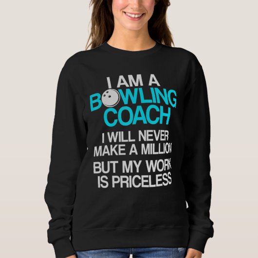 Bowling Coach Player Team Instructor 8 Trui (Voorkant)