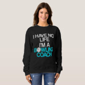 Bowling Coach Player Team Instructor 9 Trui (Voorkant volledig)