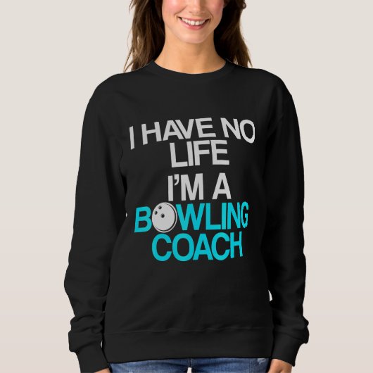 Bowling Coach Player Team Instructor 9 Trui (Voorkant)