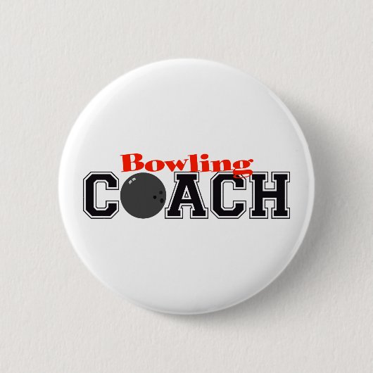 Bowling Coach Ronde Button 5,7 Cm (Voorkant)