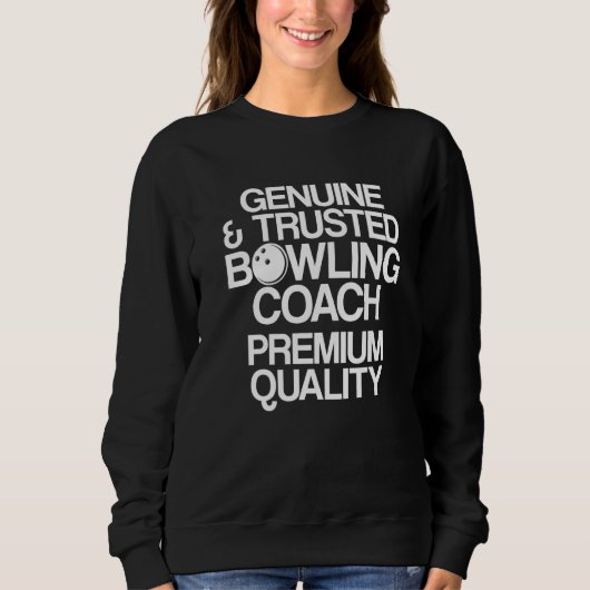 Bowling Coach Speler Team Instructeur 14 Trui (Voorkant)