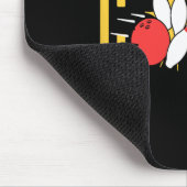 Bowling Coach Strikes Pins Bowling Team Fun Muismat (Hoek)