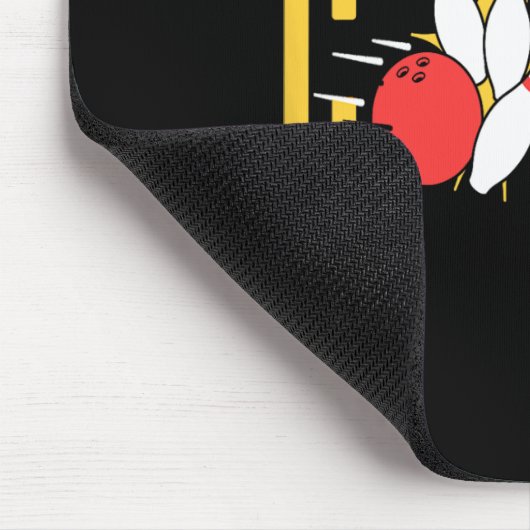 Bowling Coach Strikes Pins Bowling Team Fun Muismat (Hoek)