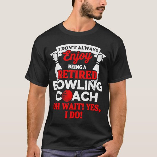 Bowling Coach Team Instructor DA1 T-shirt (Voorkant)