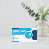 Bowling Coach Visitekaartje (Staand voorkant)