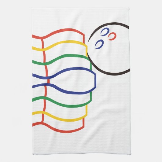 Bowling-contour Theedoek (Verticaal)