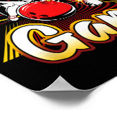 Bowling Cool Gutter Gang Bowlers 10-pins Poster (Hoek)