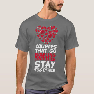 Bowling Couple T T-shirt