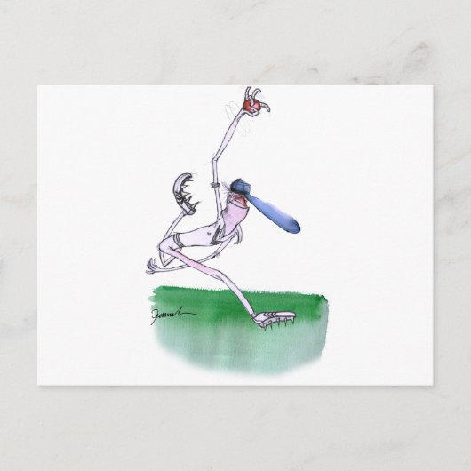 BOWLING - cricket, tonifernandes Briefkaart (Voorkant)