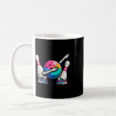 Bowling Dab Bowler Bowling LL Player Pin Kinder Bo Koffiemok (Links)
