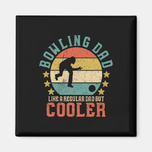 Bowling Dad Funny Vaderdag Gift voor Bo Magneet