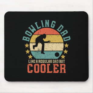 Bowling Dad Funny Vaderdag Gift voor Bo Muismat