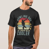 Bowling Dad Like a Regular Dad But Cooler T-shirt (Voorkant)