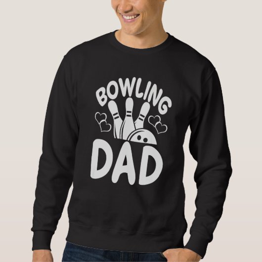Bowling Dad Players  Women Game  Daddy Trui (Voorkant)