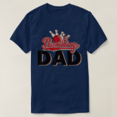 Bowling Dad Retro  Vaderdag Sport T-Shi T-shirt (Design voorkant)