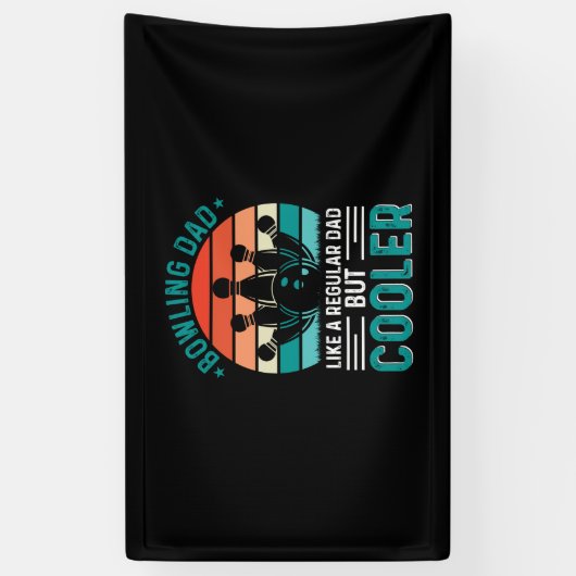 Bowling Dad Spandoek (Verticaal)
