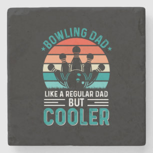 Bowling Dad Stenen Onderzetter