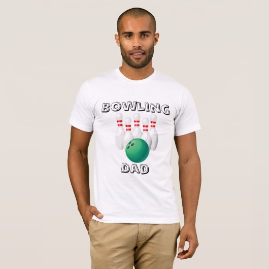 Bowling Dad T-Shirt (Voorkant volledig)