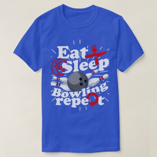 Bowling Day Kegel Strike Bowling Center T T-shirt (Design voorkant)