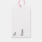 Bowling de geachte verjaardag van en naar cadeaulabel (Achterkant)