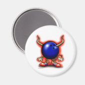 Bowling Demon Magneet (Voorkant / Achterkant)