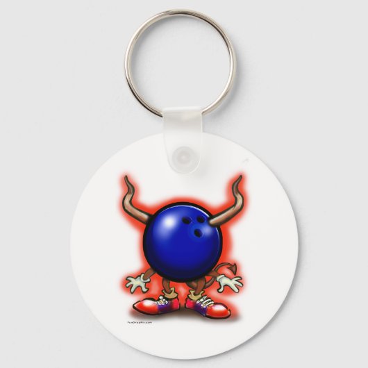 Bowling Demon Sleutelhanger (Voorkant)