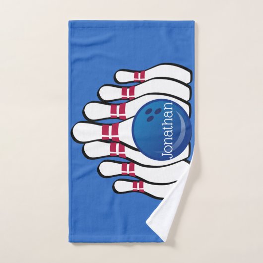 Bowling Design Bath Towel Set Bad Handdoek (Handdoek)
