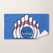 Bowling Design Bath Towel Set Bad Handdoek (Handdoek)