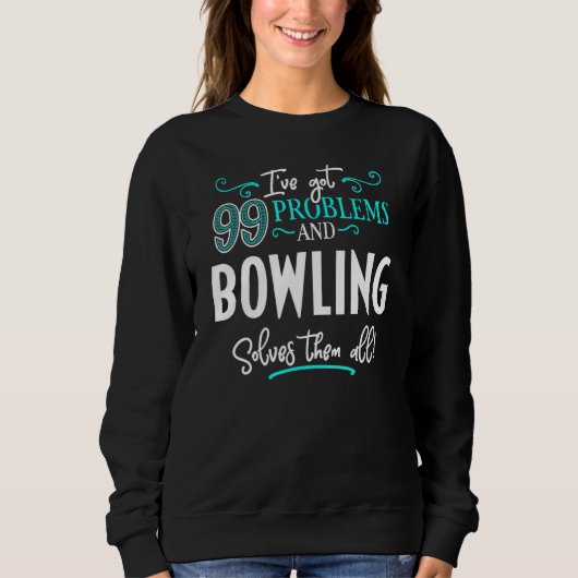 Bowling Design - Bowling Lost Ze Allemaal Op Trui (Voorkant)