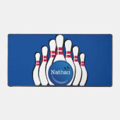 Bowling Design Desk Mat (Voorkant)