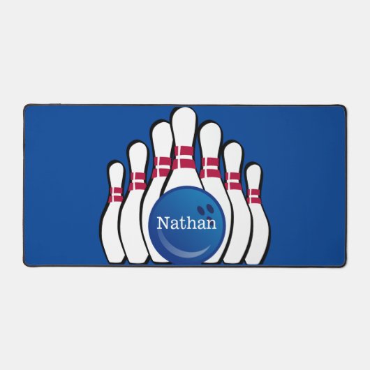 Bowling Design Desk Mat (Voorkant)
